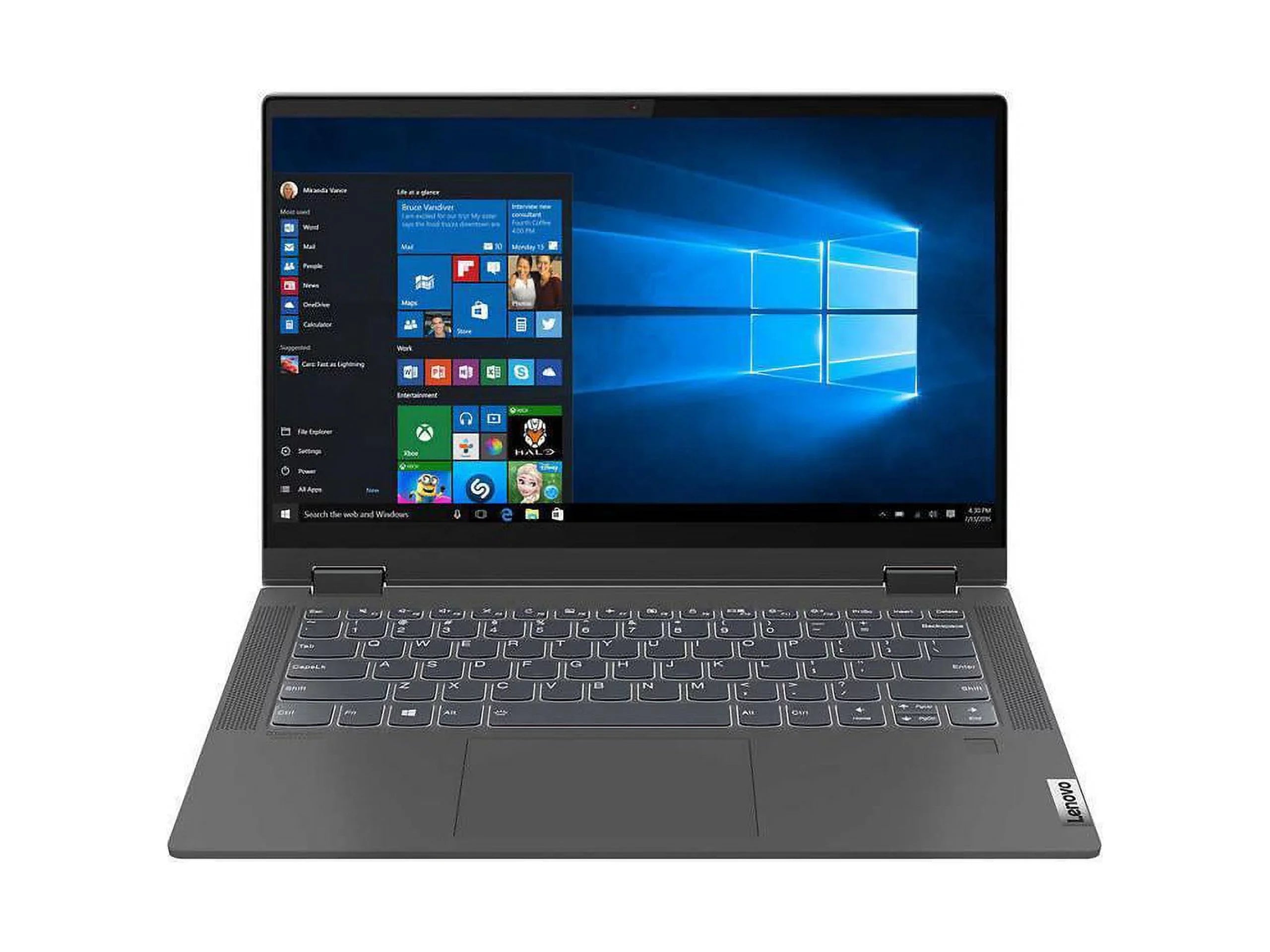 Pre-Owned LENOVO Flex 5 2-in-1 14" FHD TOUCH R7-5700U 16 512GB SSD 82HU002YUS (Refurbished: Good)