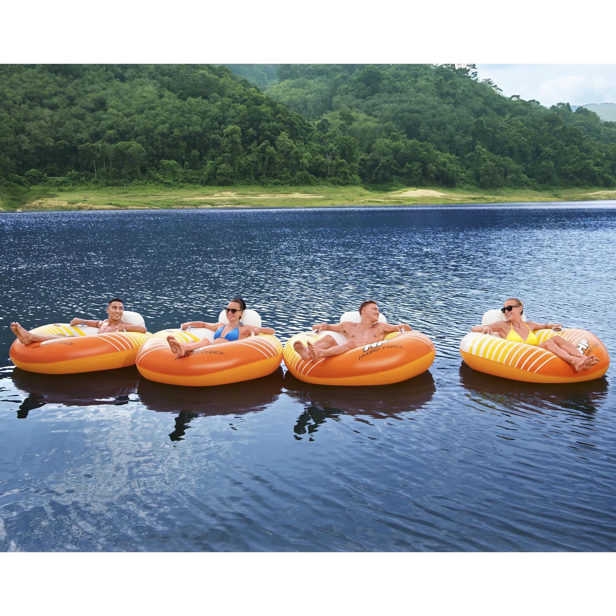Hydro-Force 43399E Sunkissed Pool, Lake, River, and Beach Inflatable Tube