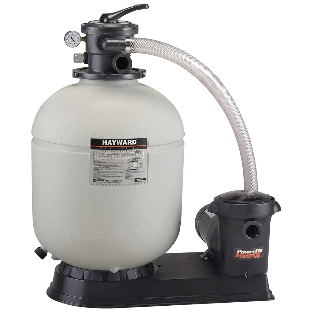 Hayward W3S210T93S 20" Pro Series Sand Filter System with 1.5 hp Matrix Pump