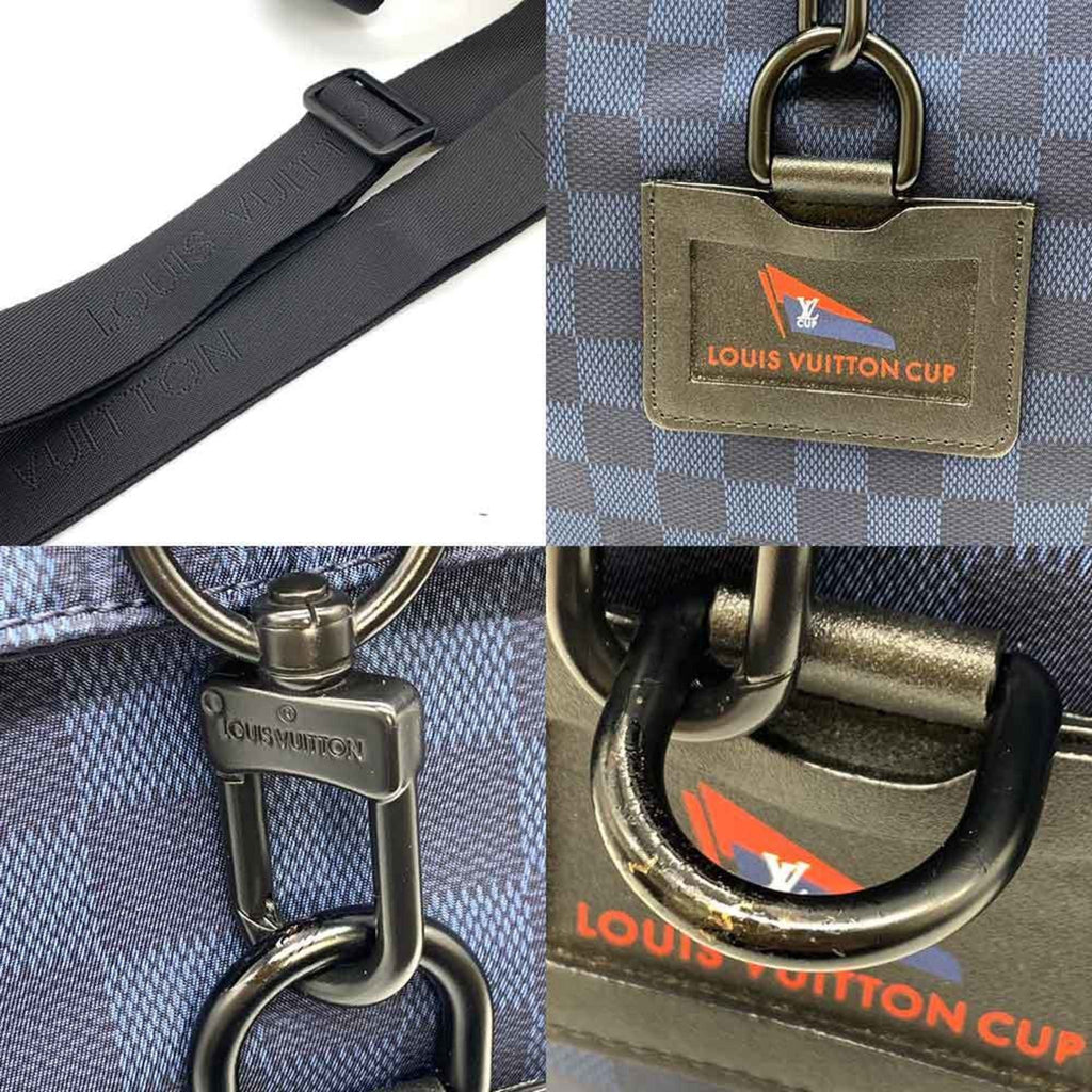 Pre-Owned Louis Vuitton Bag Damier Challenge Alize Navy Shoulder LV Cup Men's Nylon N41251 LOUISVUITTON (Fair)