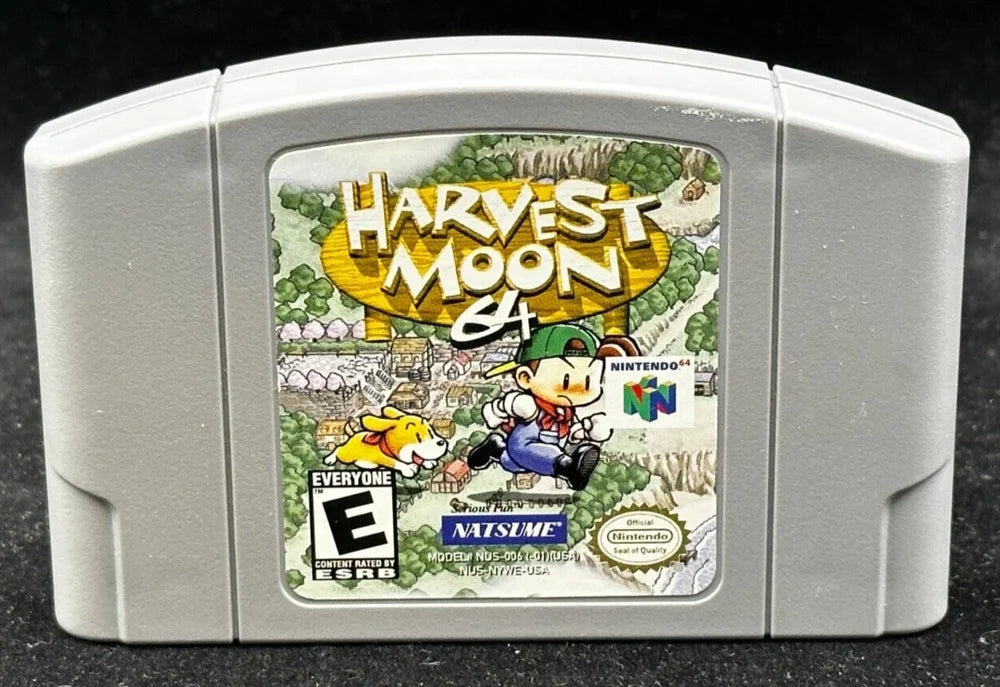 Harvest Moon 64 Nintendo 64 N64 Cassette Genuine Only TSUME-