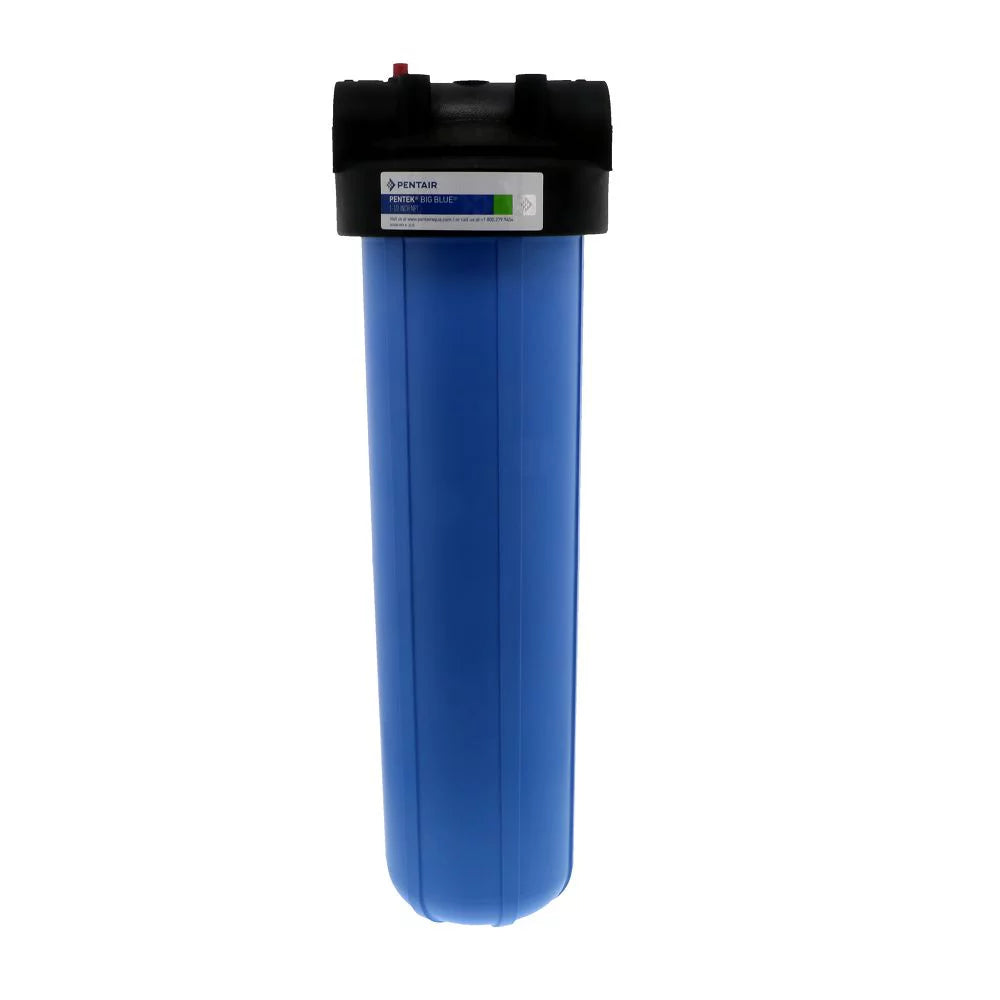 Pentair/Pentek Filter Housing,23" H,7 3/8" Dia,Blue 150467-75