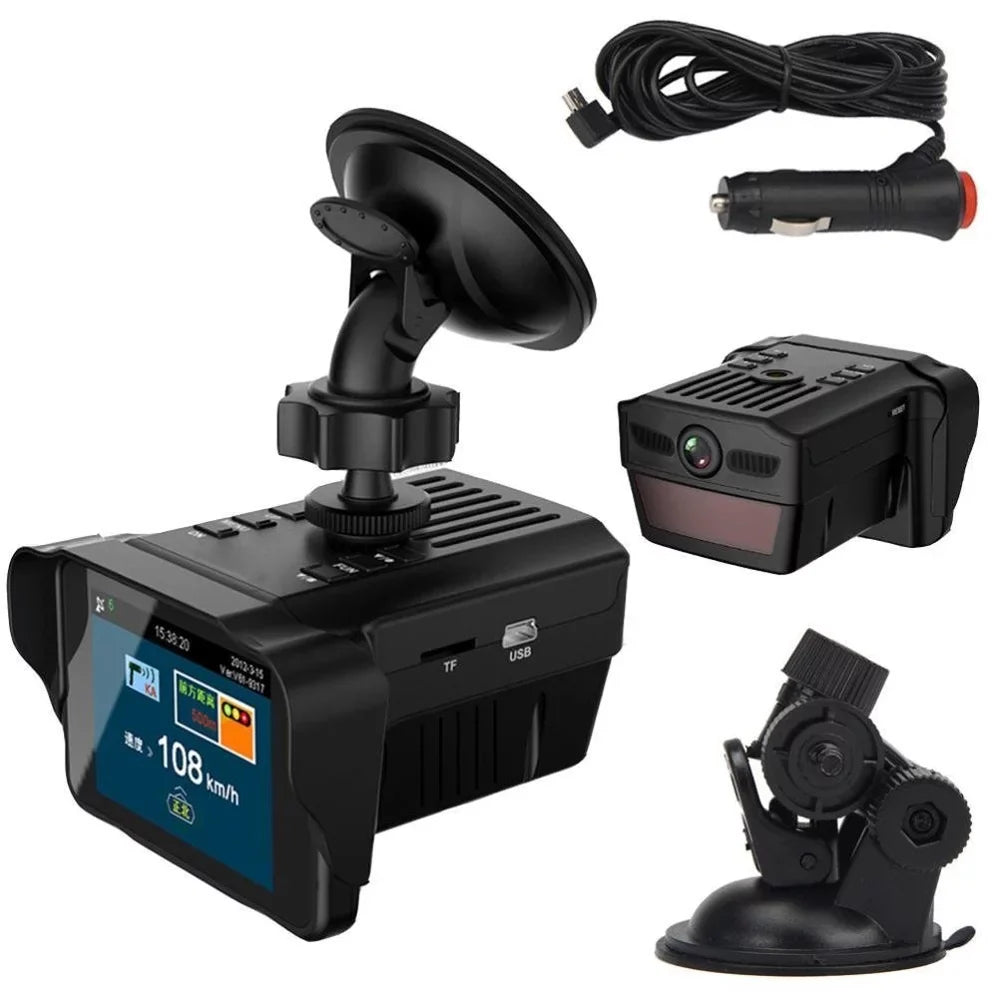 Shinysix Dash Camera,Camera 140° Wide Radars Speed Cam Car 1080P Car DVR Car Dash Camera 2-in-1 Car 1080P Dash Cam Speed 1080P Car Camera Car Recoer s Speed 2-in-1 1080P Car Dashboa Camera