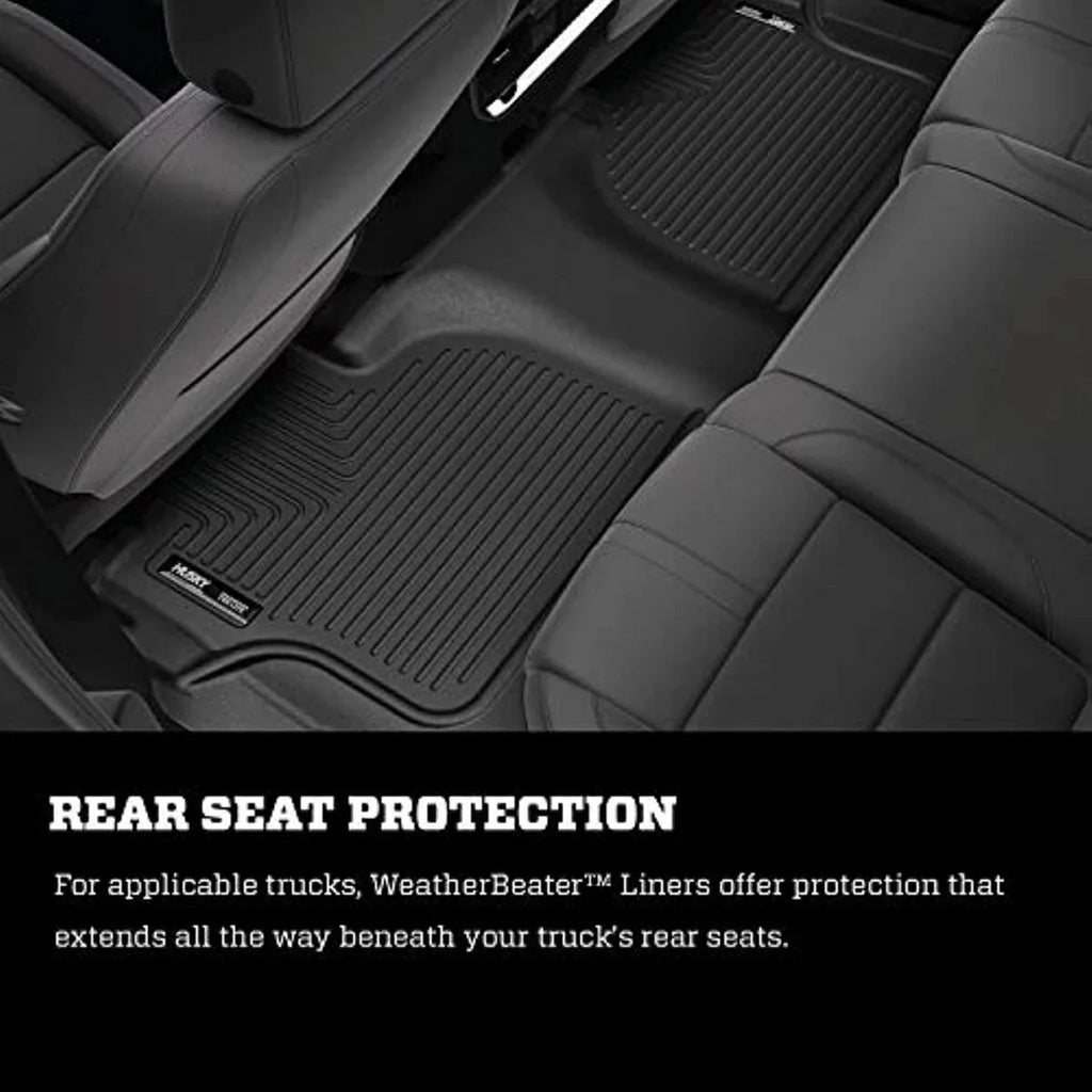 Husky by RealTruck 2nd Seat Floor Liner Fitting with 17-19 Pacifica Matching with select: 2017-2021 Chrysler Pacifica Touring L, 2020-2021 Chrysler Voyager