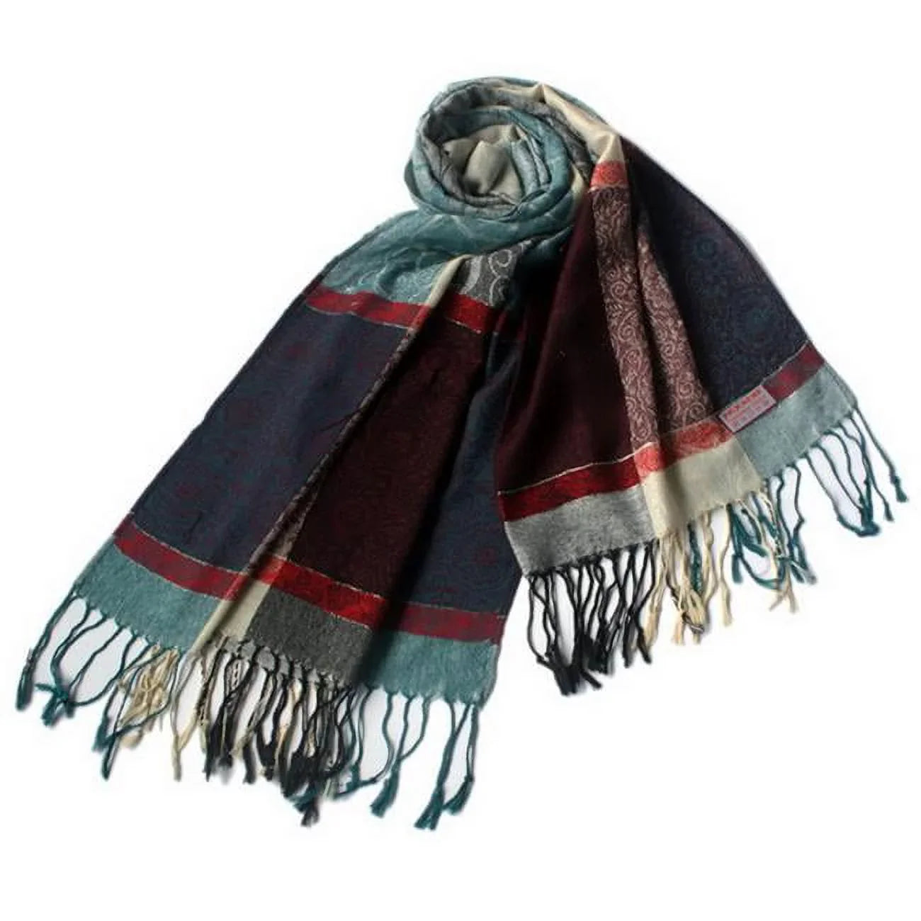 Fantasy Stars & Flowers Fashion Revitalized Style Luxurious Silky Soft Pashmina/Shawl/Scarf 68 by 27 inches with 5 inches tassel