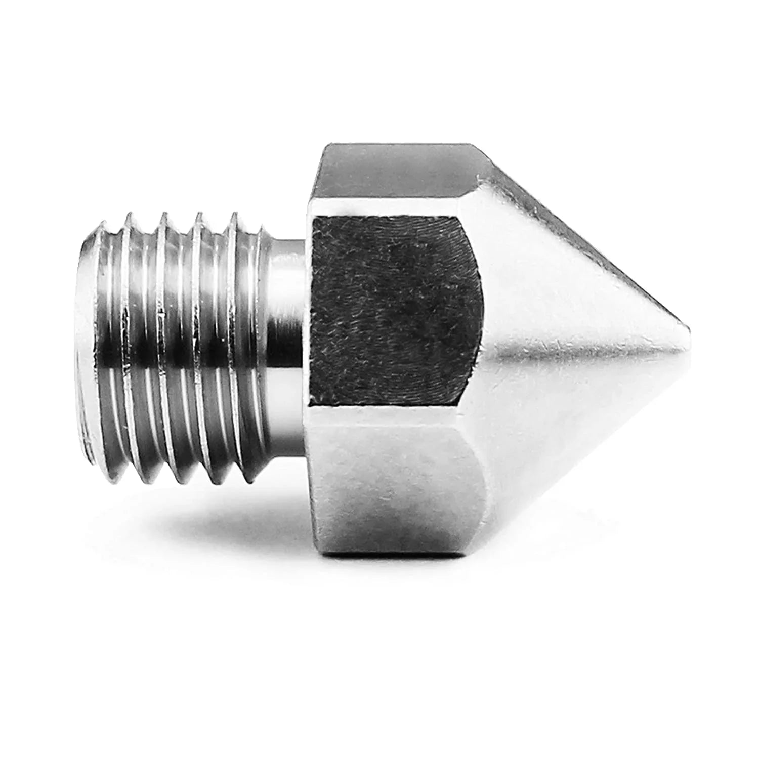 Micro Swiss Plated Wear Impervious Nozzle for Creality CR-10S Pro/CR-10 MAX Original hotend ONLY (M6x.75mm Threads) (.8mm)