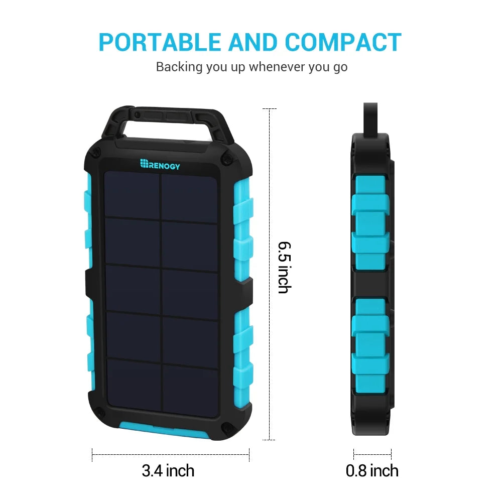 Renogy E.POWER 10000mAh Portable Solar Charger