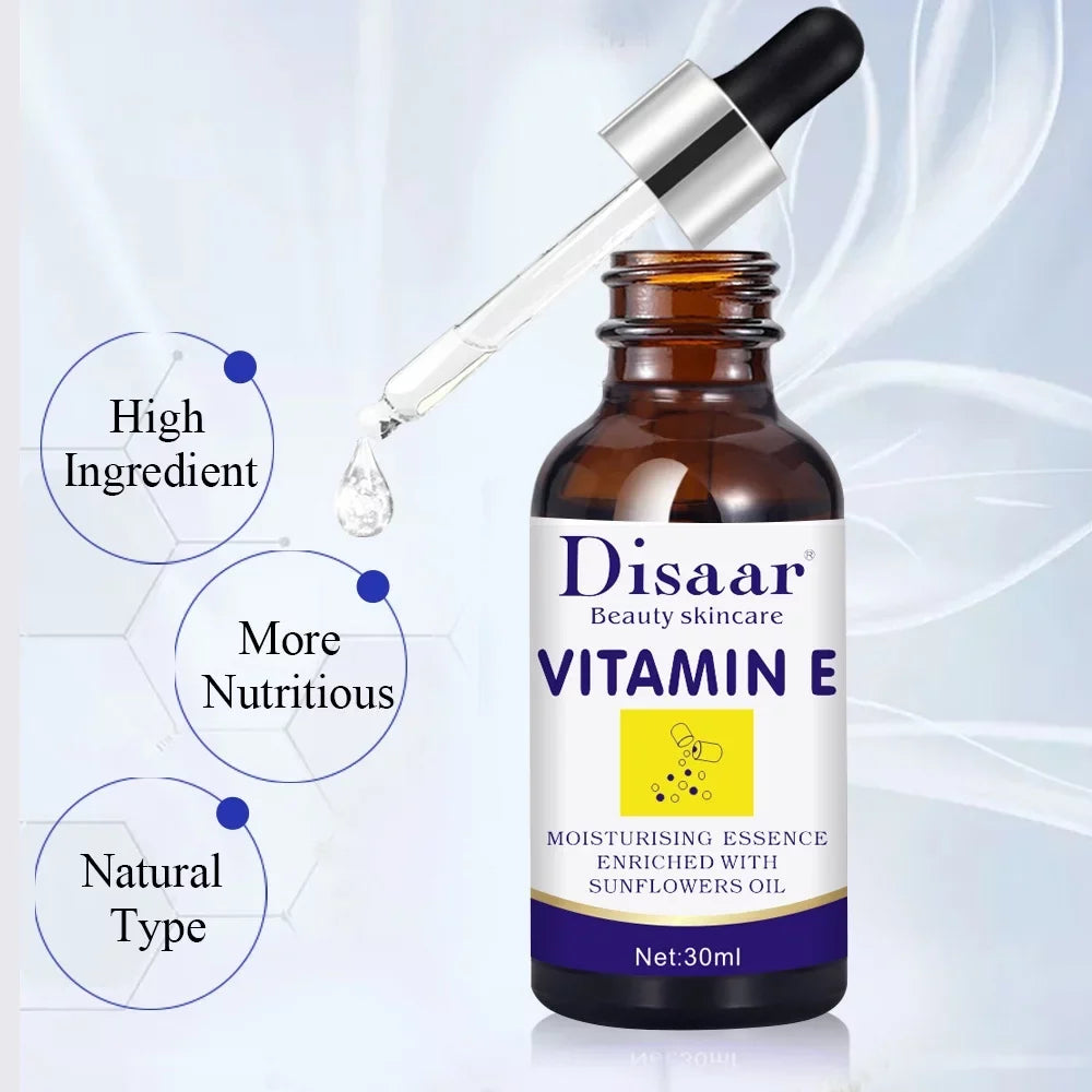 2 Pack Moisturizing Skin Therapy Oil for Face with Vitamin E, C & 10 Pure Facial Oil Blend, Rosehip Fragrance