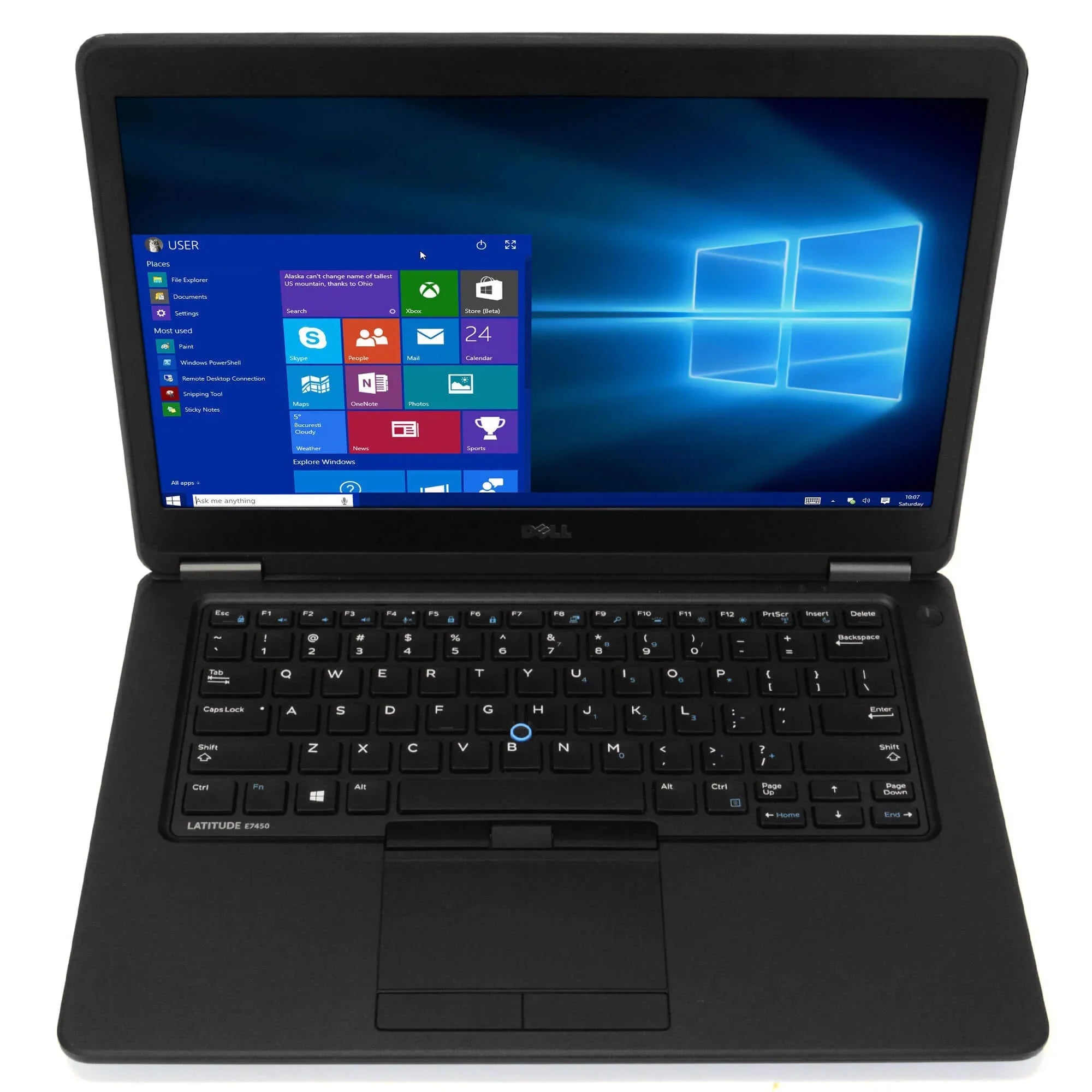 Dell Latitude E7450 Laptop Computer, 2.90 GHz Intel i5 Dual Core Gen 5, 8GB DDR3 RAM, 500GB Hard Disk Drive (HDD) SATA Hard Drive, Windows 10 Home 64Bit, 14" Screen Used