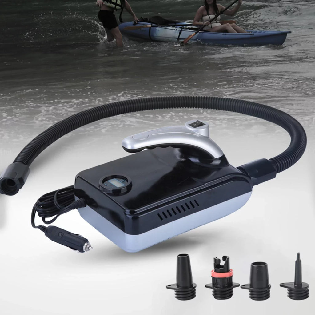 20PSI Electric Pump for Paddleboards, 12 Paddle Board Quick Inflator&Deflator Pump for Inflatable Kayak/Yoga Ball/Tent/Raft
