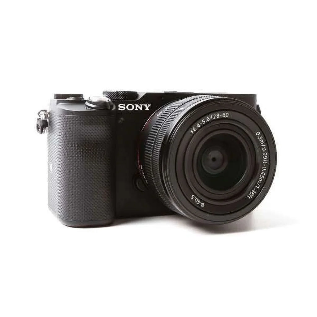 Sony Alpha a7C Mirrorless Camera with 28-60mm Lens (Black) + 64GB + Flash Bundle