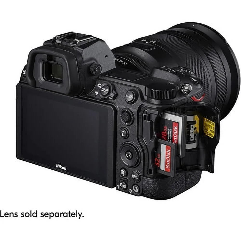 Nikon Z 7II Mirrorless Digital Camera 45.7MP (Body Only) (1653) + FTZ Mount + 64GB XQD Card + EN-EL15c Battery + Corel Photo Software + Case + Card Reader + Cleaning Set + More - International Model