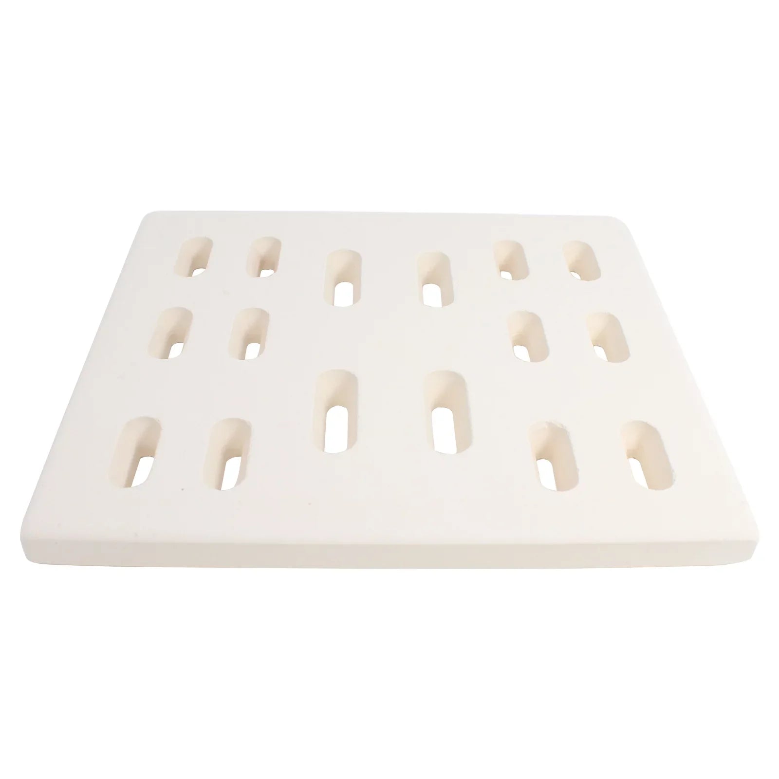 3-Pack BBQ Grill Heat Shield Plate Tent Replacement Parts for Sams Bakers & Chefs 608SB - Suitable Barbeque Ceramic Flame Tamer, Guard, Deflector, Flavorizer Bar, Vaporizer Bar, Burner Coating 8"