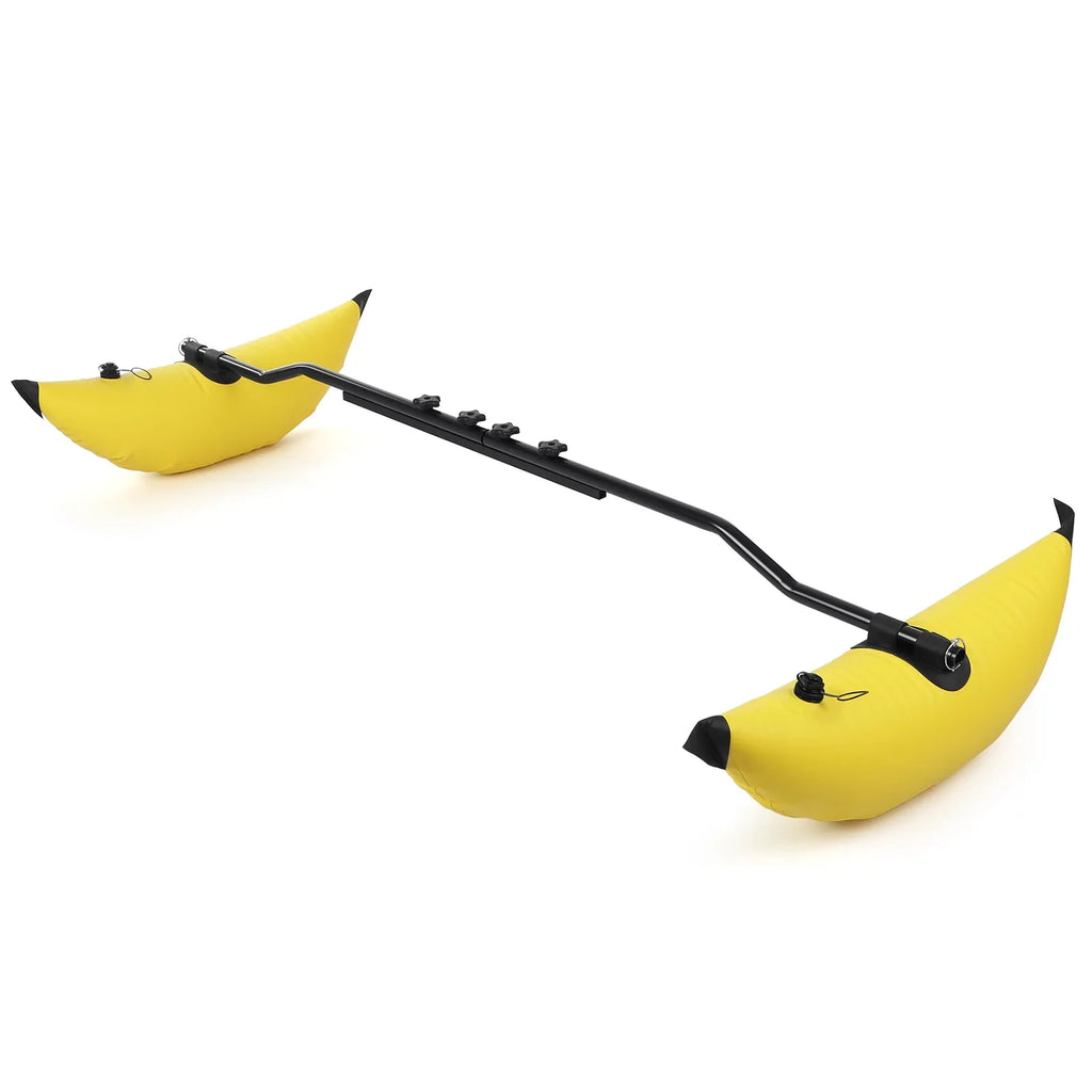 walmeck Kayak PVC Inflatable Outrigger Float with Sidekick Arms Rod Kayak Vessel Fishing Standing Float Stabilizer System Kit
