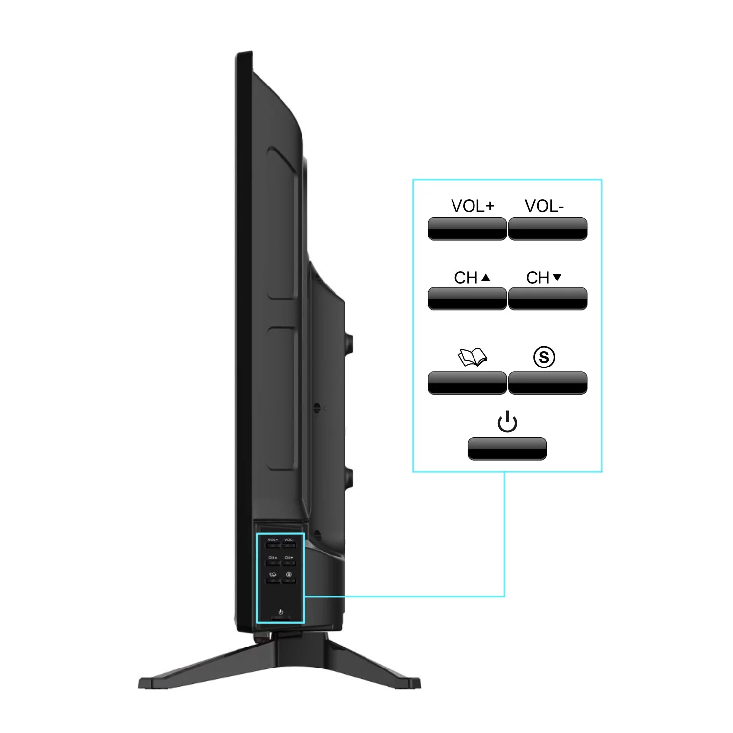 Sceptre 32" Class 1080P FHD LED TV X325BV-FSR
