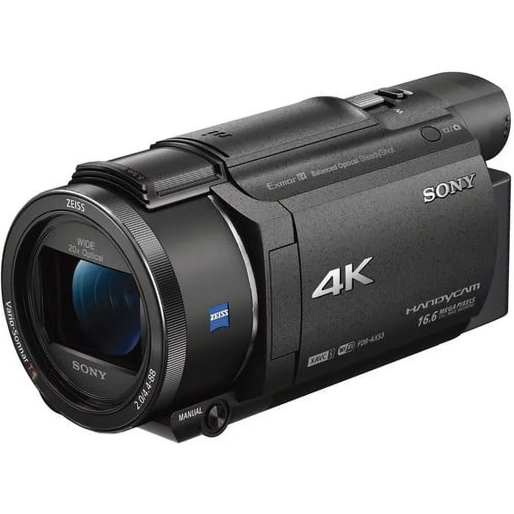 Sony FDR-AX53 4K Ultra HD Handycam Camcorder. Cinematographer Bundle
