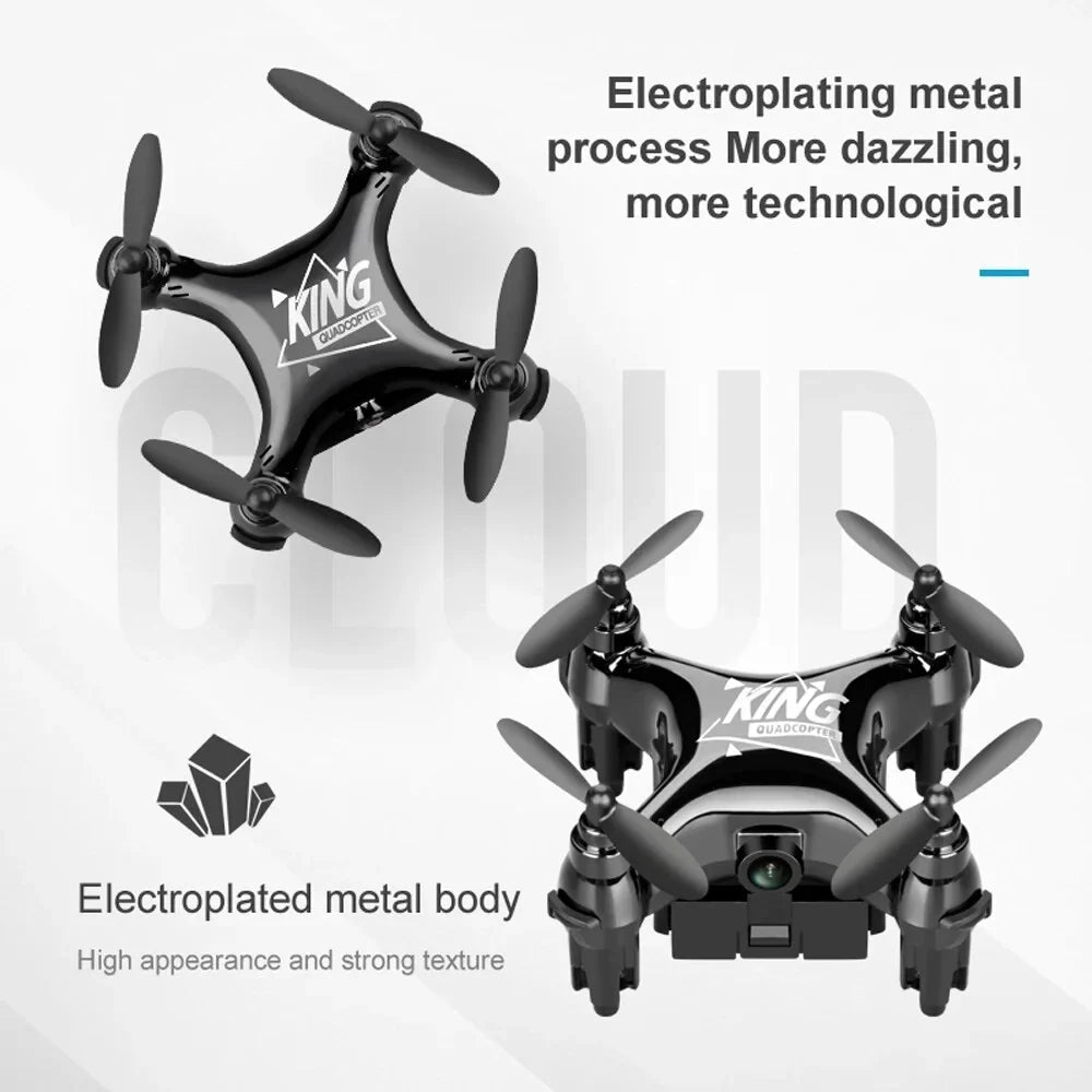 K01 Mini Drone for Kids,RC Quadcopter With HD Camera and 2pcs Batteries,Headless Drones Foldable RC Aircraft One Click Take-off and Landing Suitable for Beginners Toys Gift