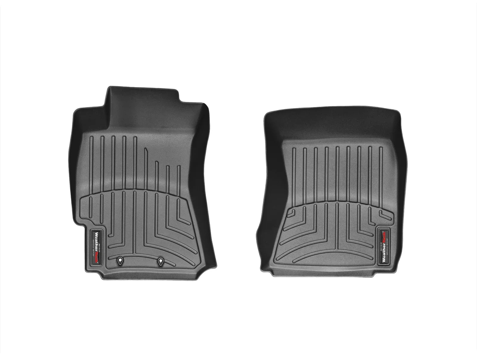 Climate Custom Fit FloorLiners Fitting with 2009-2013 Subaru Forester - 1st Row (Driver & Passenger), Black