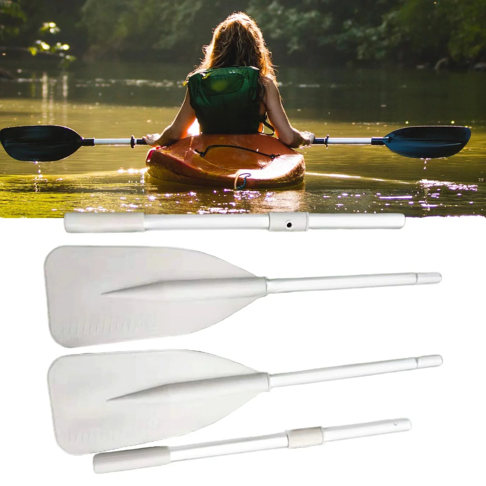 2Pcs Removable Accs Packable Portable Supplies Strong for Stand up Vessel Paddleboard Surfboard Surfing Canoeing Grey