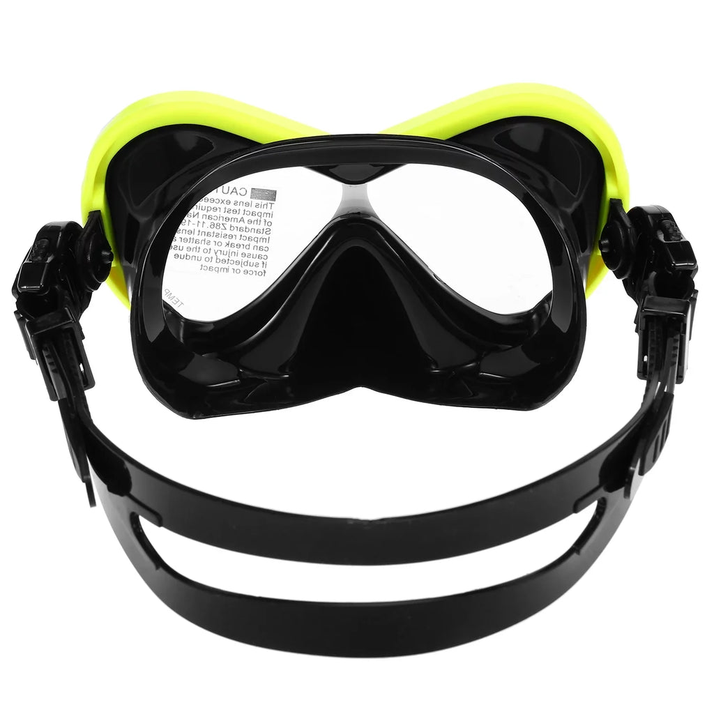 Apexeon Kids Professional Swimming Goggles with Snorkel Tube Set - Fog Impervious Goggles for Snorkelers - Excellent for Kids' Water Excursions