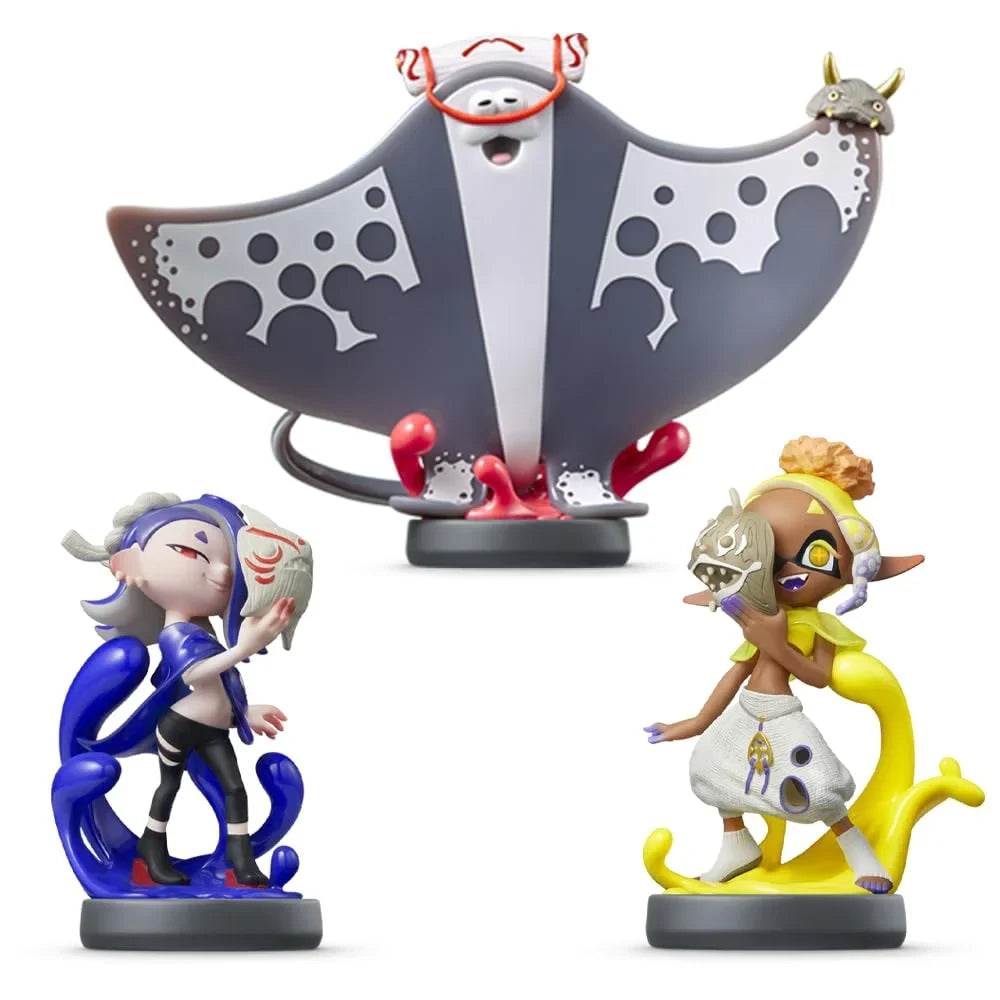 Splatoon Deep Cut Amiibo Set (Shiver, Frye, & Big Man) Triple Amiibo Pack - Nintendo Switch