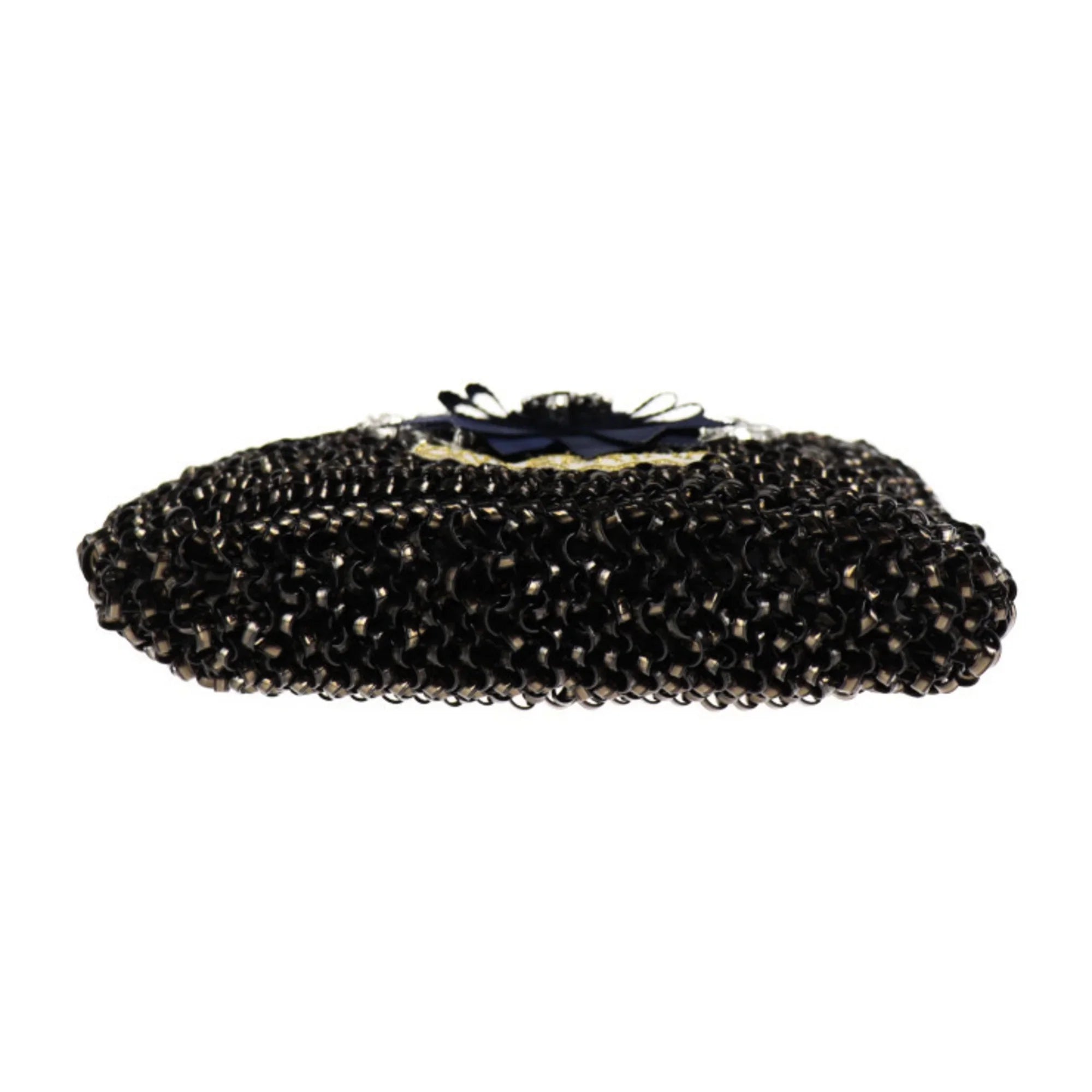 Pre-Owned ANTEPRIMA Anteprima Clutch Bag PVC Wire Bijou Black Series 3WAY Second Handbag Shoulder (Good)