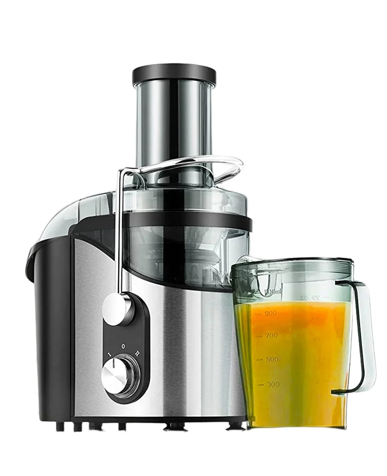 Centrifugal Juicer Machine for Fruits & Vegetables - with 3" Feed Chute 2 Speed Modes