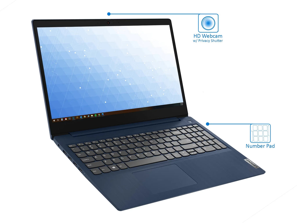 Lenovo IdeaPad 3i Laptop, 15.6" FHD Display, Intel Core i3-1115G4 Upto 4.1GHz, 8GB RAM, 512GB NVMe SSD, HDMI, Card Reader, Wi-Fi, Bluetooth, Windows 11 Home S