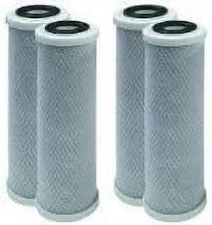 4 Pack Of Suitable Filters For Hydro Life Carbon Block Replacement Cartridge By