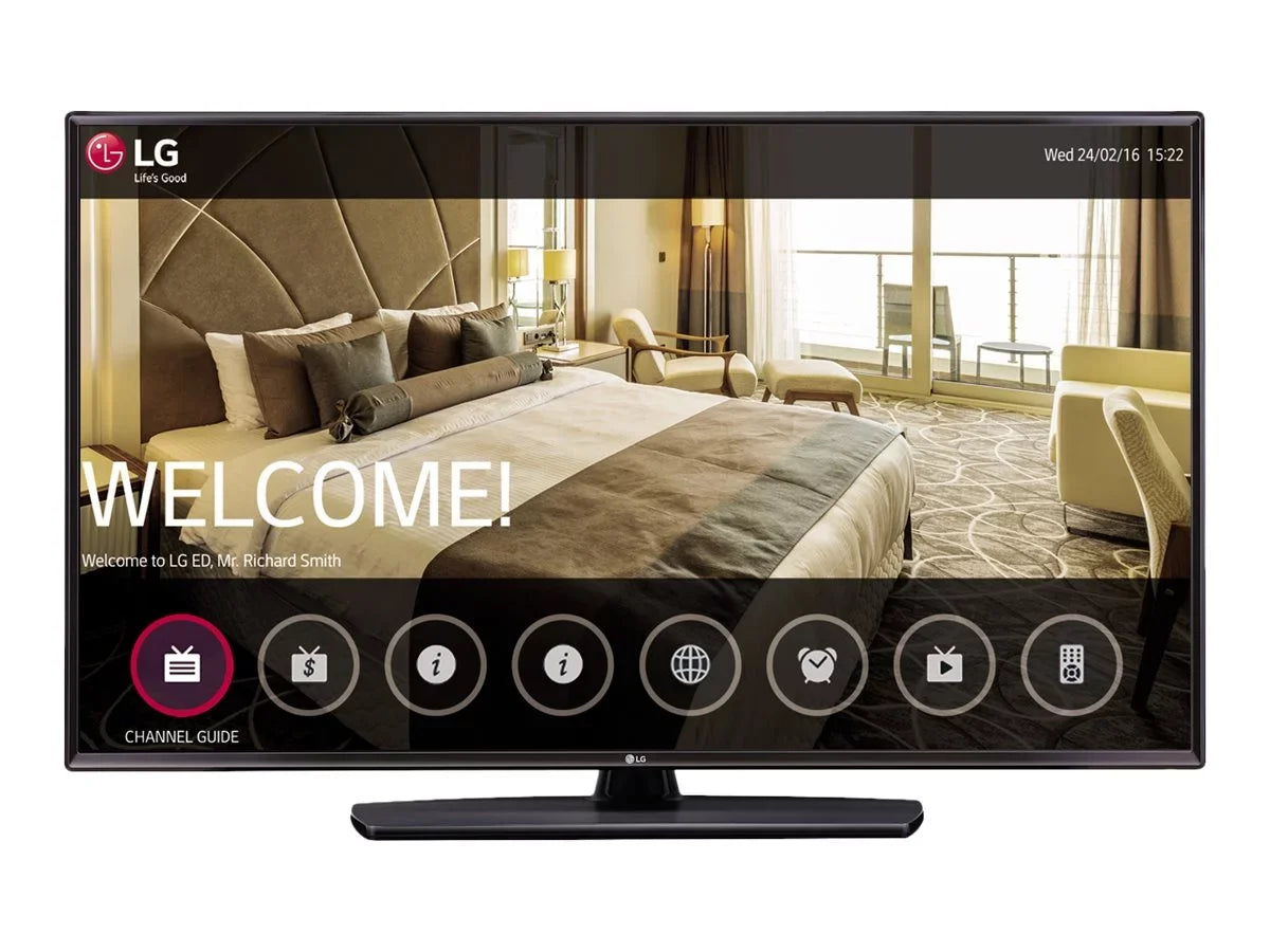 LG 55LV560H - 55" Class (54.6" viewable) - LV560H Series LED TV - hotel / hospitality - Pro:Centric with Integrated Pro:Idiom - 1080p (Full HD) 1920 x 1080 - edge-lit - black coffee