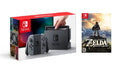 Nintendo Switch Console with Gray Joy-Con Zelda Bundle