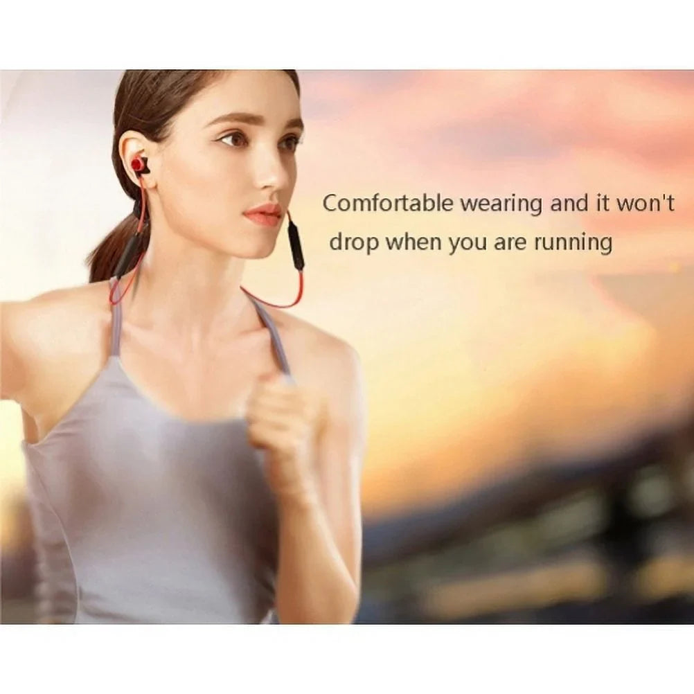 Earphones Sports Wireless Headset Hands-free Mic Neckband Headphones P6Q for Samsung Galaxy Tab S5e 10.5 S4 10.5 S 10.5 SM-T800 Sky S9 Plus, J7 V (2017), S7 Edge, Grand Prime, Perx, S6 Edge+