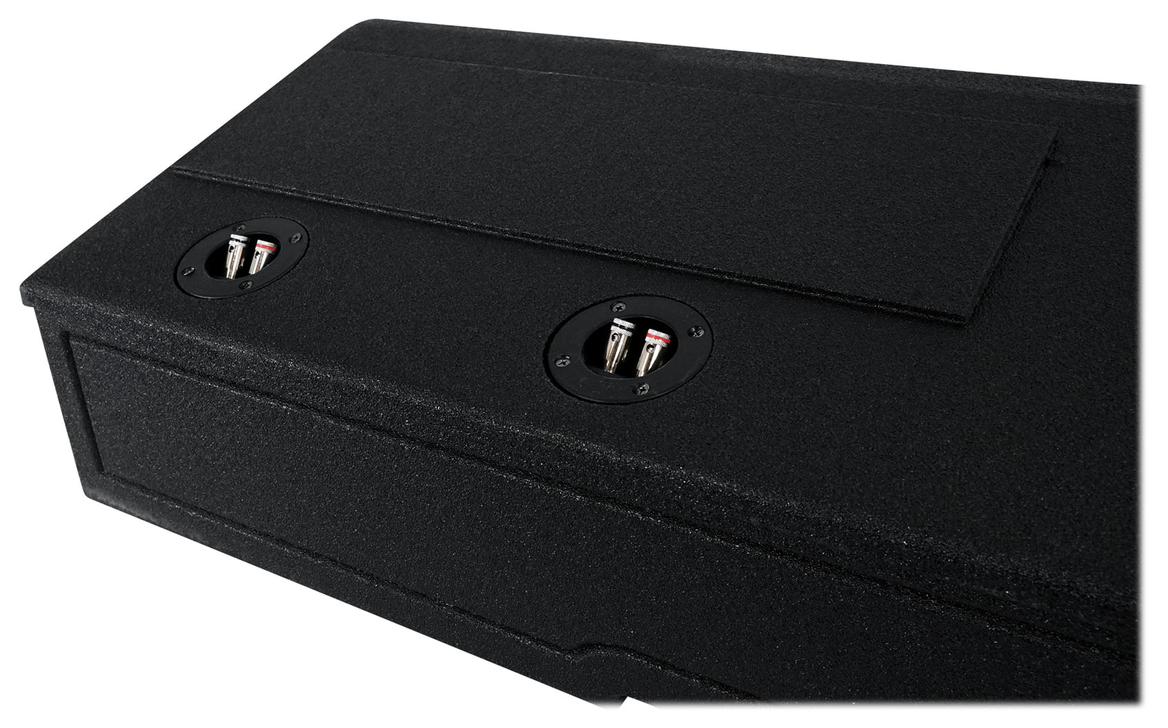 Rockville REC120 Quad 8" Ported Bedlined Sub Box For 2007- CURRENT GM Crew Cab