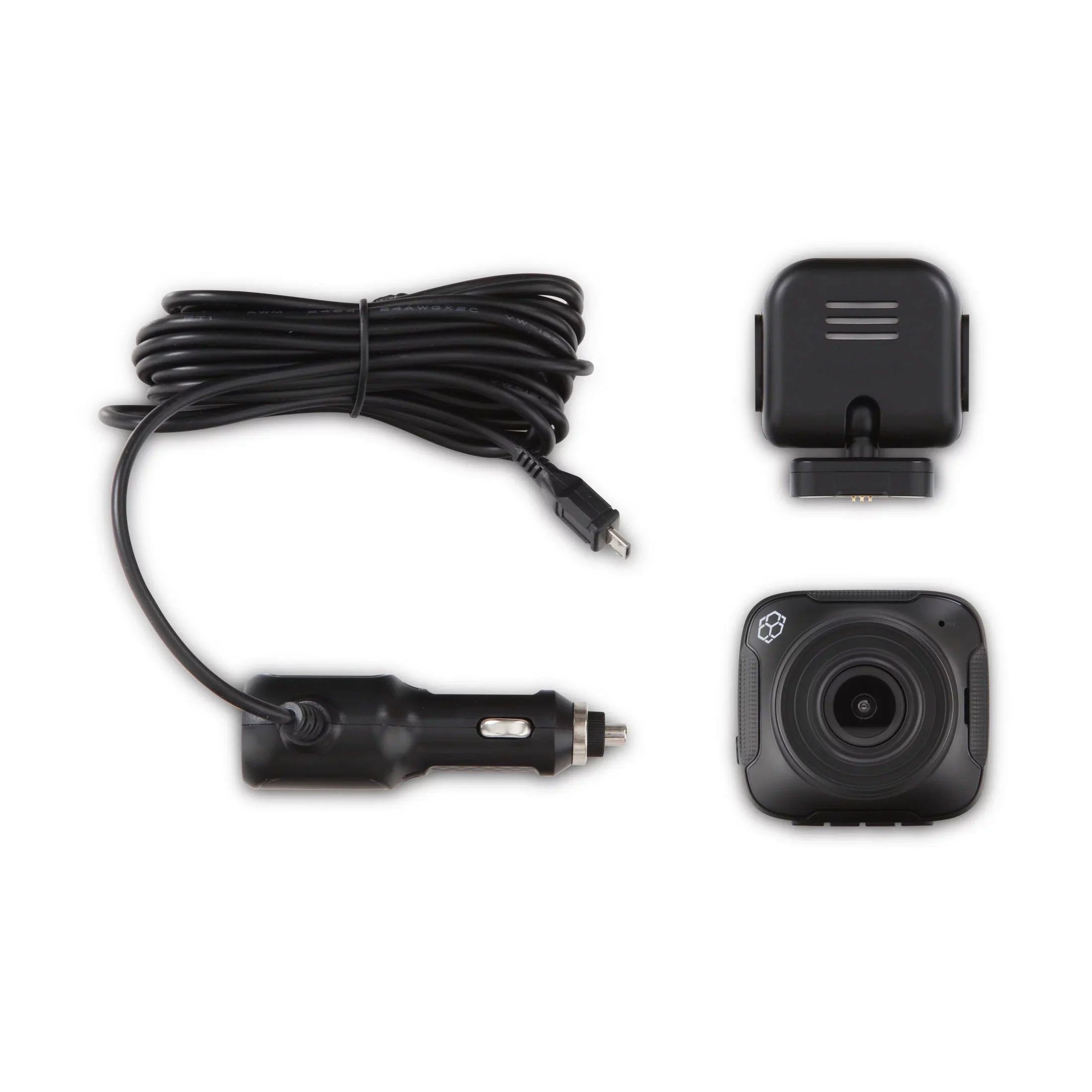 YADA 1080p Roadcam with App, 140 Degree Wide Angle Lense, 2.4" LCD Screen, G-Sensor Technology with Park and Record Mode, Loop Recording