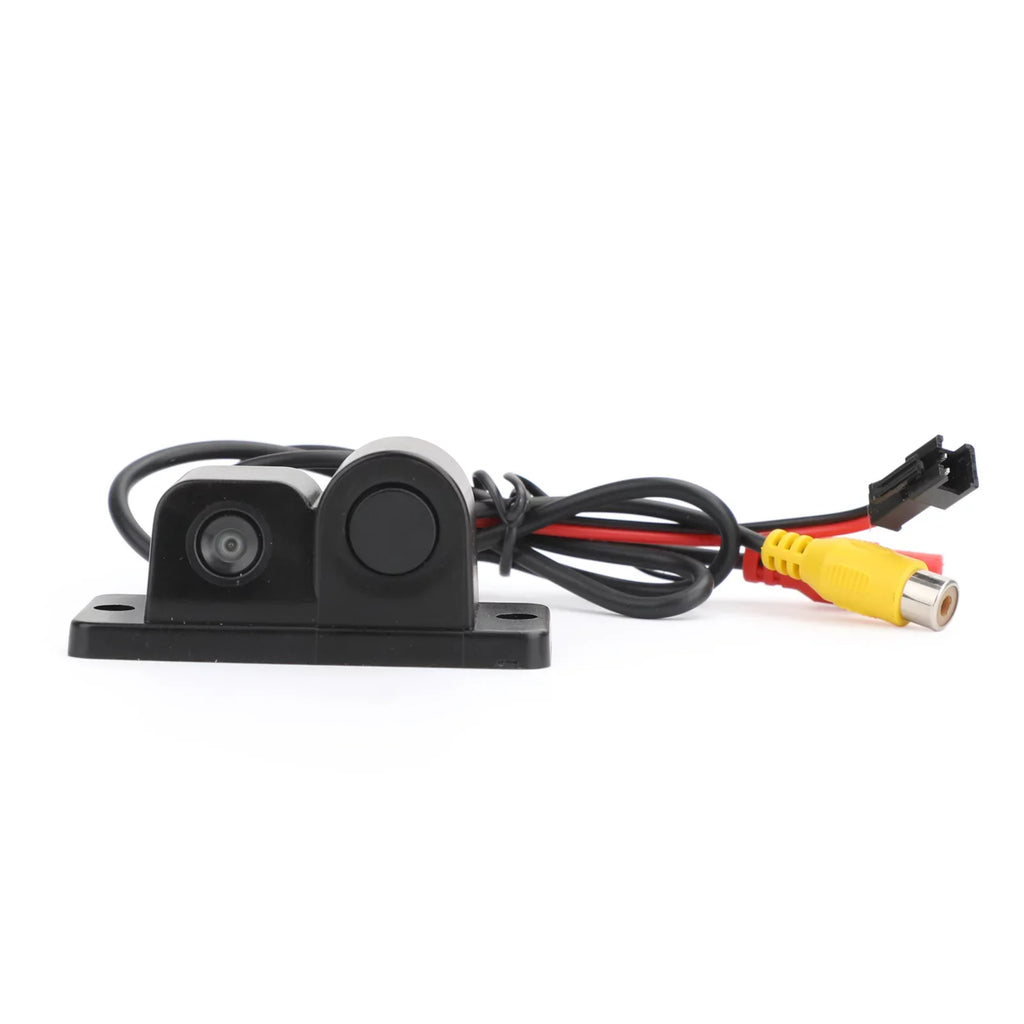 Car Rear View Camera + Sound Alarm + Sensor Radar 3 in 1 Car Park System Kit