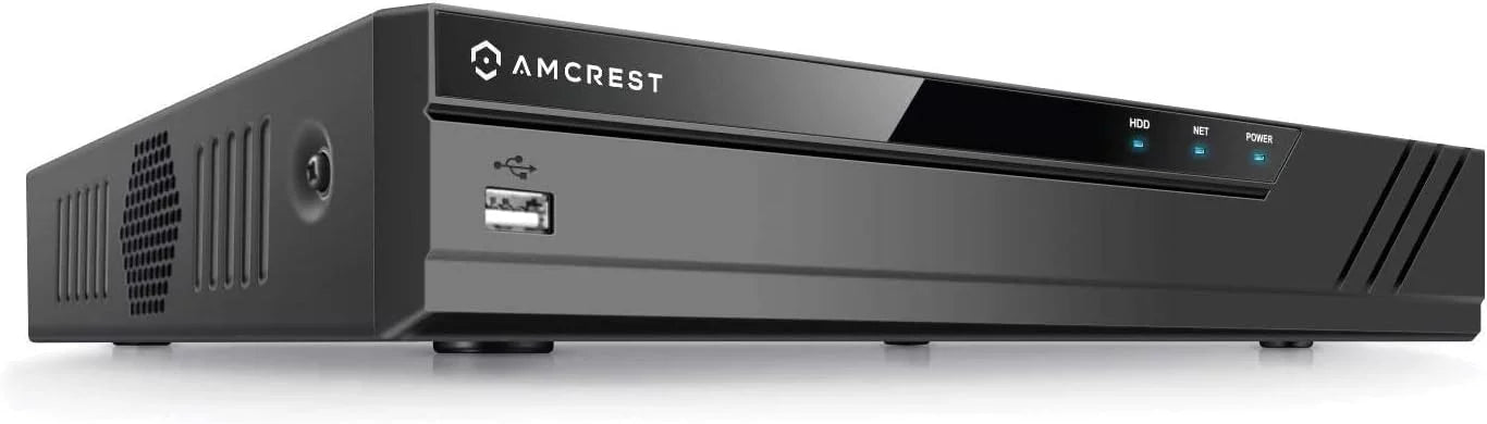 Amcrest 4K UltraHD 8 Channel DVR Security System Recorder, 8MP Security DVR for Analog Security Cameras & Amcrest IP Cameras, Remote Smartphone Access, HDD & Cameras NOT Included (AMDV8M8-H5)(Used)