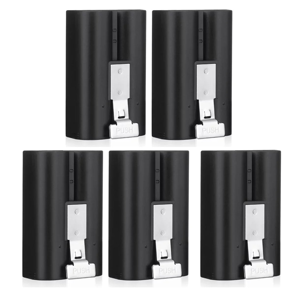 EBL 5-Pack Rechargeable Doorbell Replacement Battery Fitting with Ring Video Doorbell 2/3/3 Plus/4, Spotlight Cam, Stick Up Cam, for Ring Doorbell Camera, Backup Batteries 6040mAh 3.65V