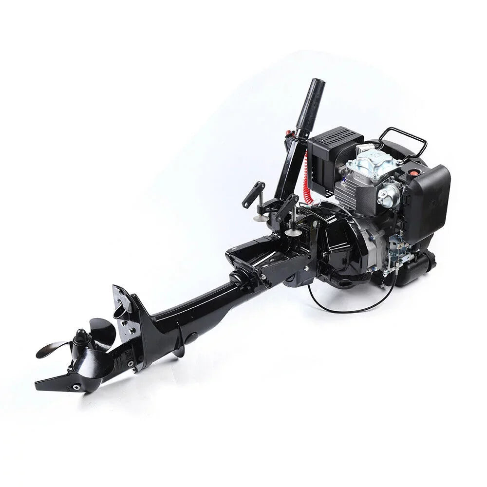 6 HP 4-Stroke Heavy Duty Outboard Motor Fishing Vessel Engine Air Cooling System