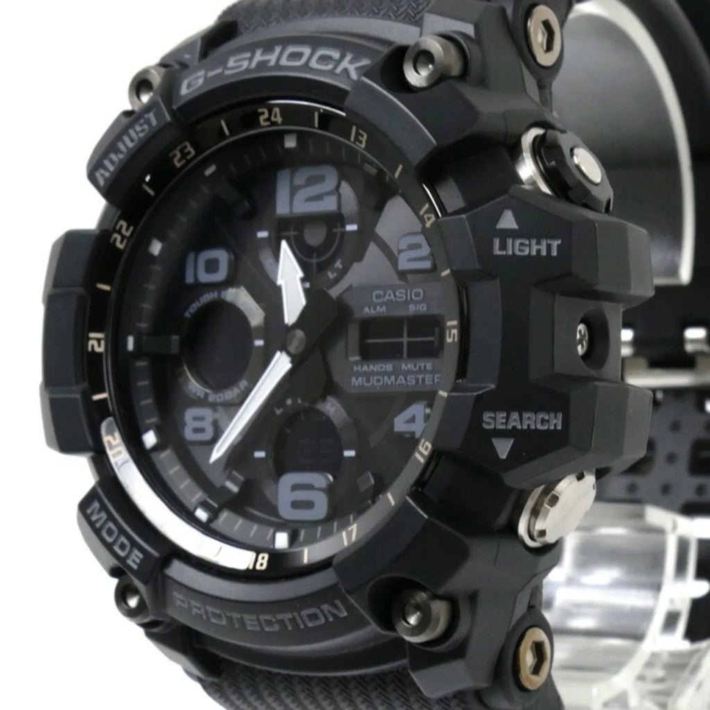 Pre-Owned CASIO Casio G-SHOCK Mud Master Radio Watch Solar GWG-100-1AER Overseas Model Men's (Good)
