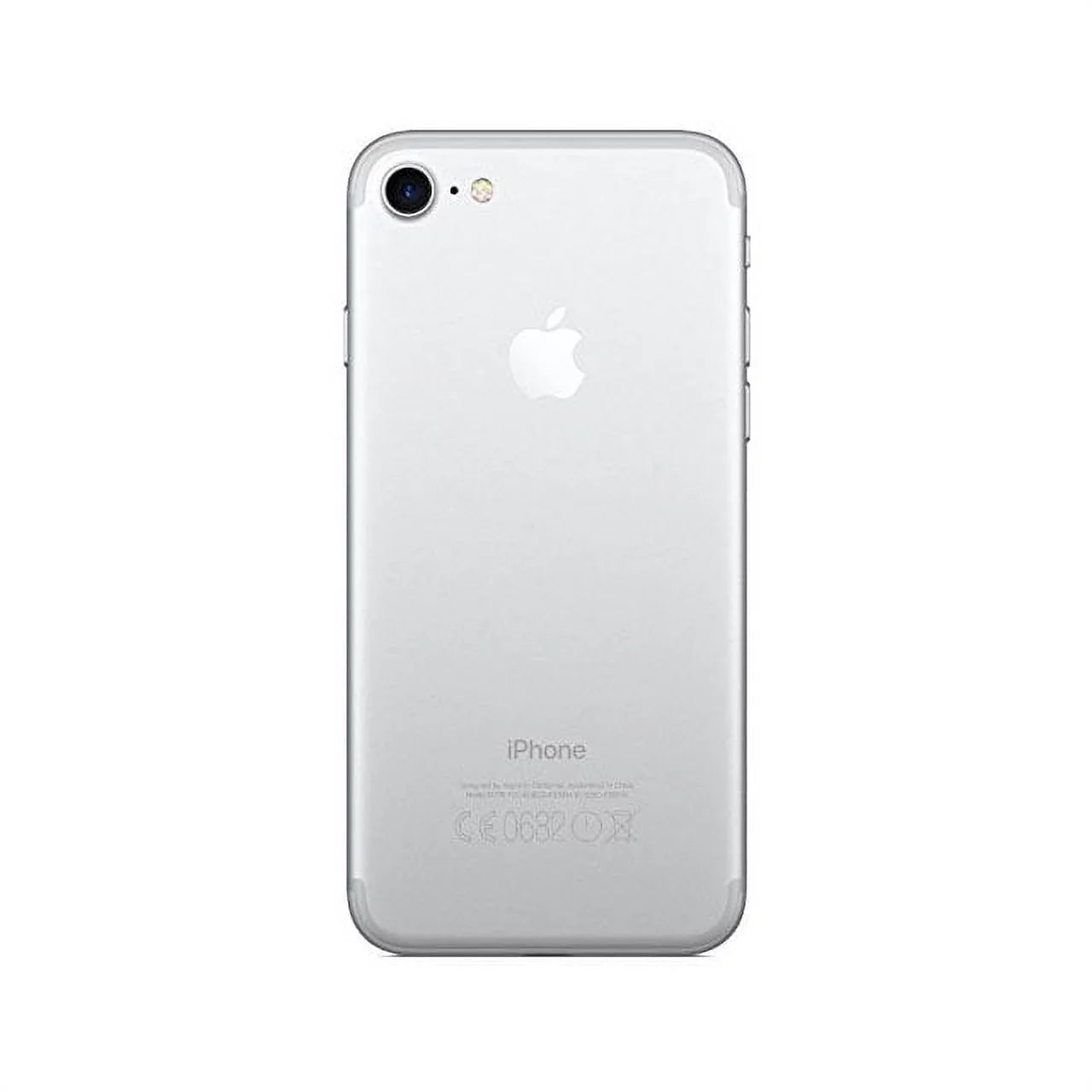 Restored Apple iPhone 7 A1660 (Fully Unlocked) 32GB Silver (Grade A+) w/ Wireless Earbuds (Refurbished)