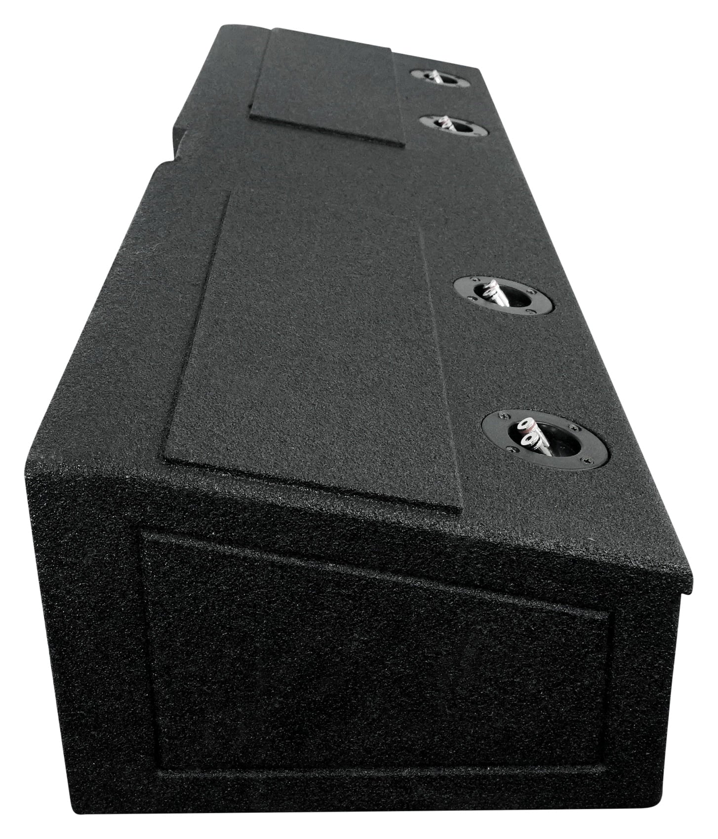 Rockville REC120 Quad 8" Ported Bedlined Sub Box For 2007- CURRENT GM Crew Cab