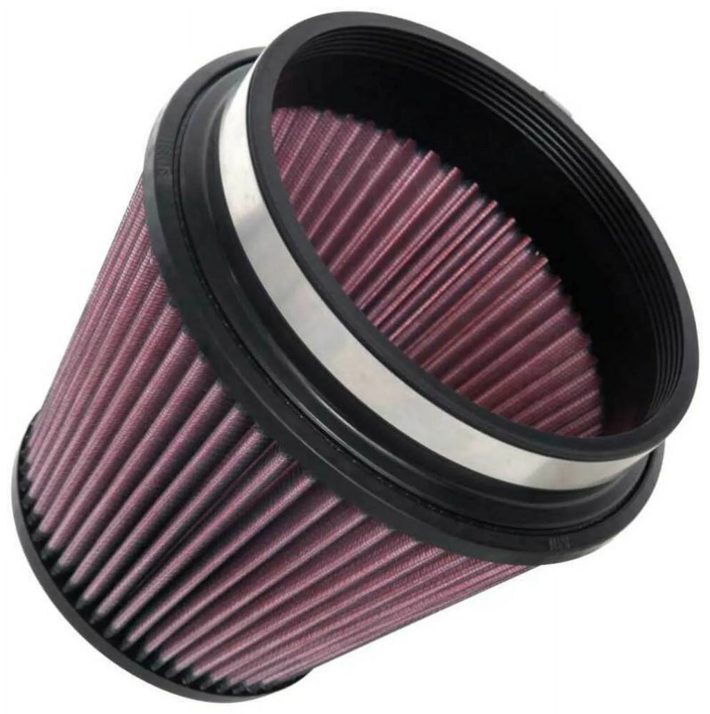 K&N Universal Clamp-On Air Filter: High Performance, Premium, Washable, Replacement Engine Filter: Flange Diameter: 6 In, Filter Height: 6 In, Flange Length: 1 In, Shape: Round Tapered, RU-1036