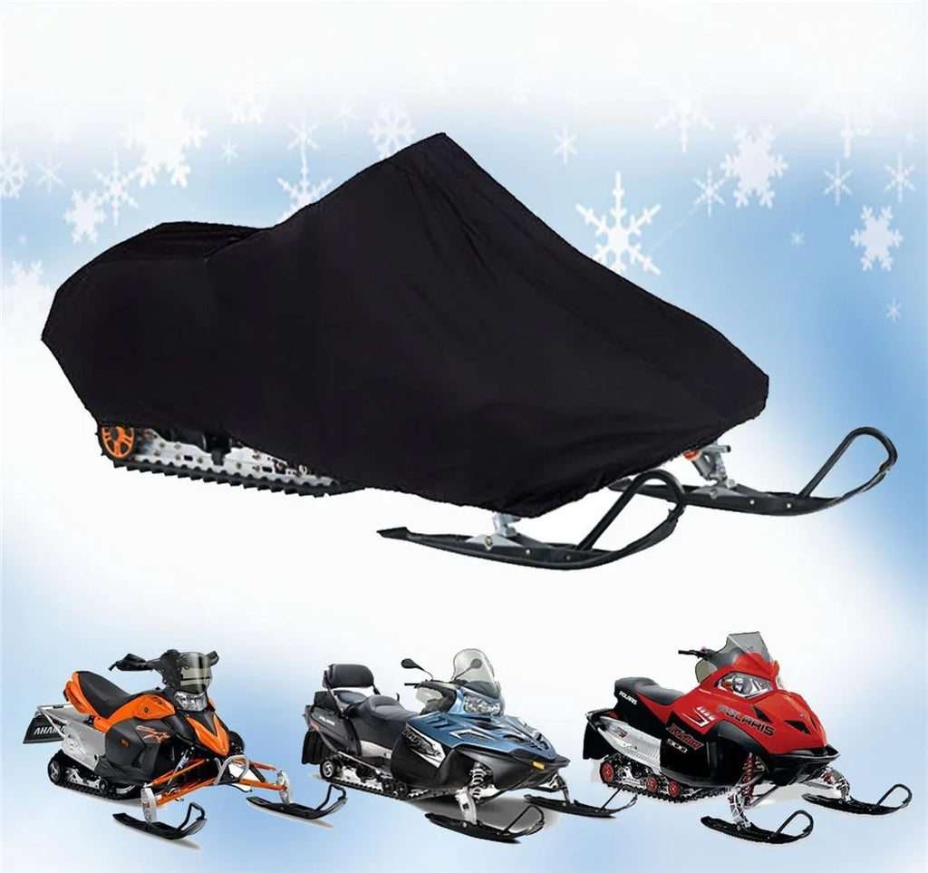 200 Denier Storage Snowmobile Wrap Fitting for the 2014-2015 Ski Doo Bombardier Model GSX SE E-TEC 800R Snowmachine Sled. All Black.