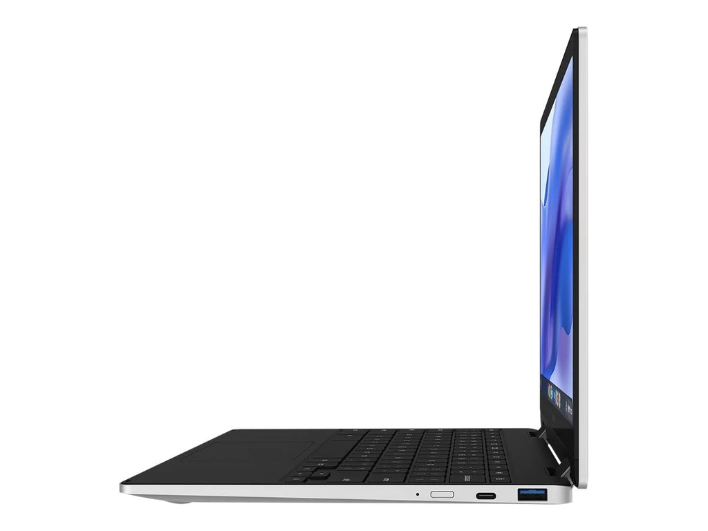 Samsung Galaxy Chromebook 2 360 - Flip design - Intel Celeron N4500 / 1.1 GHz - Chrome OS - UHD Graphics - 4 GB RAM - 128 GB eMMC - 12.4" touchscreen 2560 x 1600 (WQXGA) - Wi-Fi 6 - silver - kbd: US