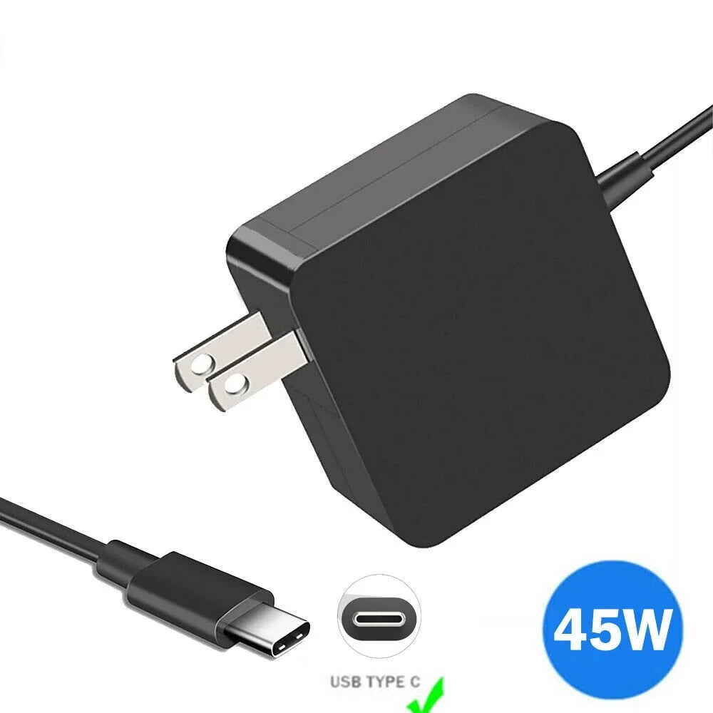 10PC 45W Type-C USB-C Laptop Adapter Charger for Dell HP Lenovo ASUS Acer Smart Phone