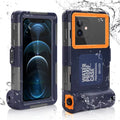 UrbanX Professional [15m/50ft] Swimming Diving Surfing Snorkeling Photo Video Waterproof Protective Case Underwater Housing for Xiaomi Mi 9 And all Phones Up to 6.9 Inch LCD with Lanyard