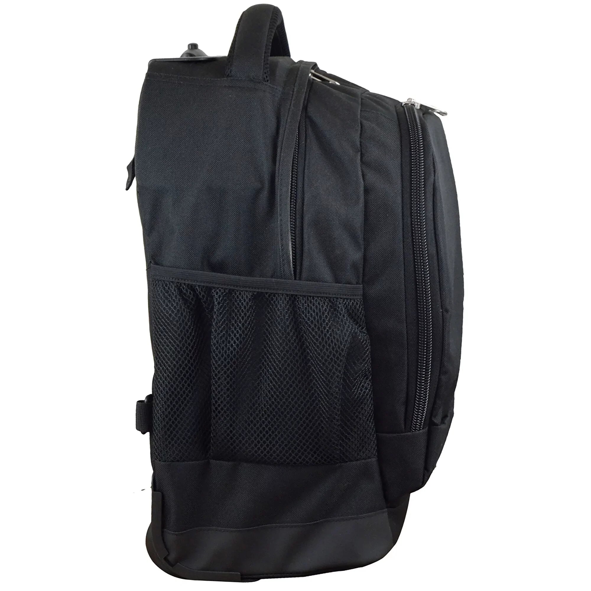 MOJO Black Tampa Bay Rays 19'' Premium Logo Wheeled Backpack