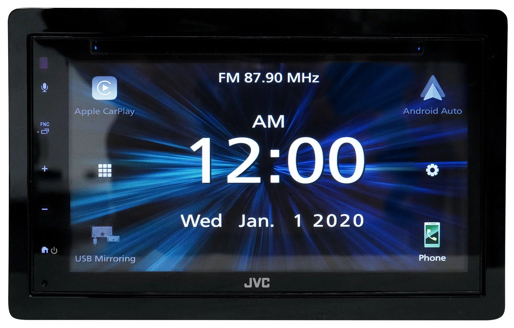JVC KW-V660BT 6.8" Car Monitor DVD Carplay/Bluetooth/Android Receiver+Backup Cam