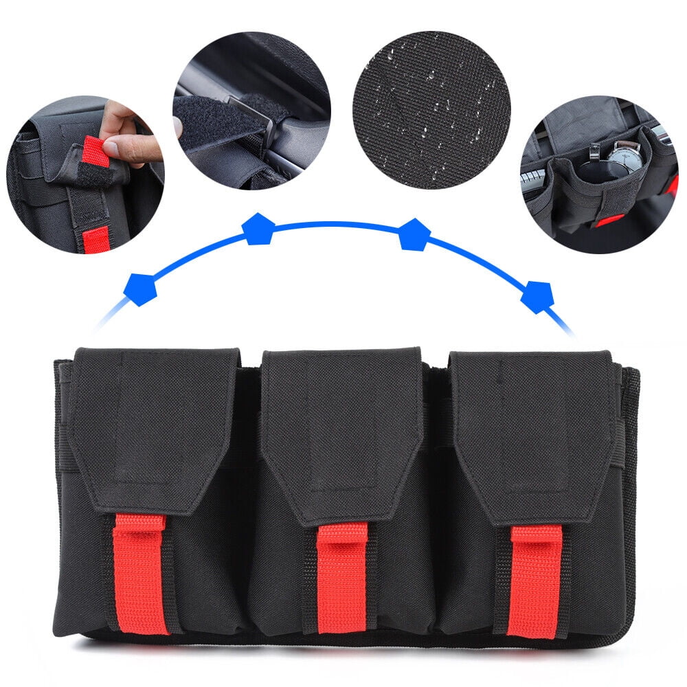 Teledu 1x Dashboard Co-pilot Handle Storage Bag CJ YJ LJ JK