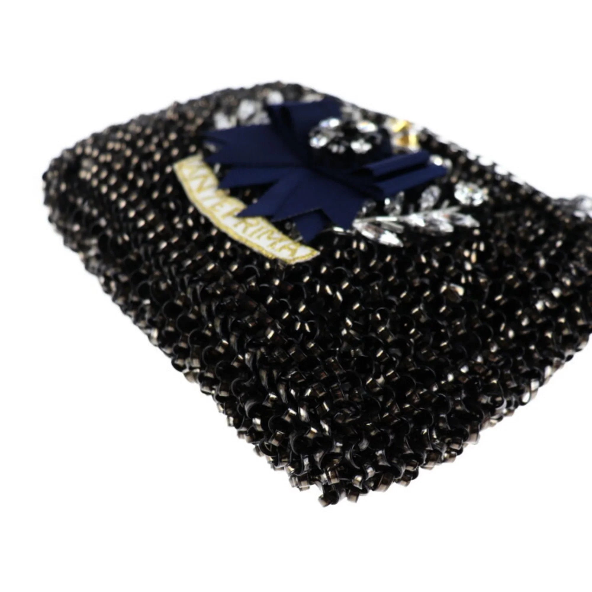 Pre-Owned ANTEPRIMA Anteprima Clutch Bag PVC Wire Bijou Black Series 3WAY Second Handbag Shoulder (Good)